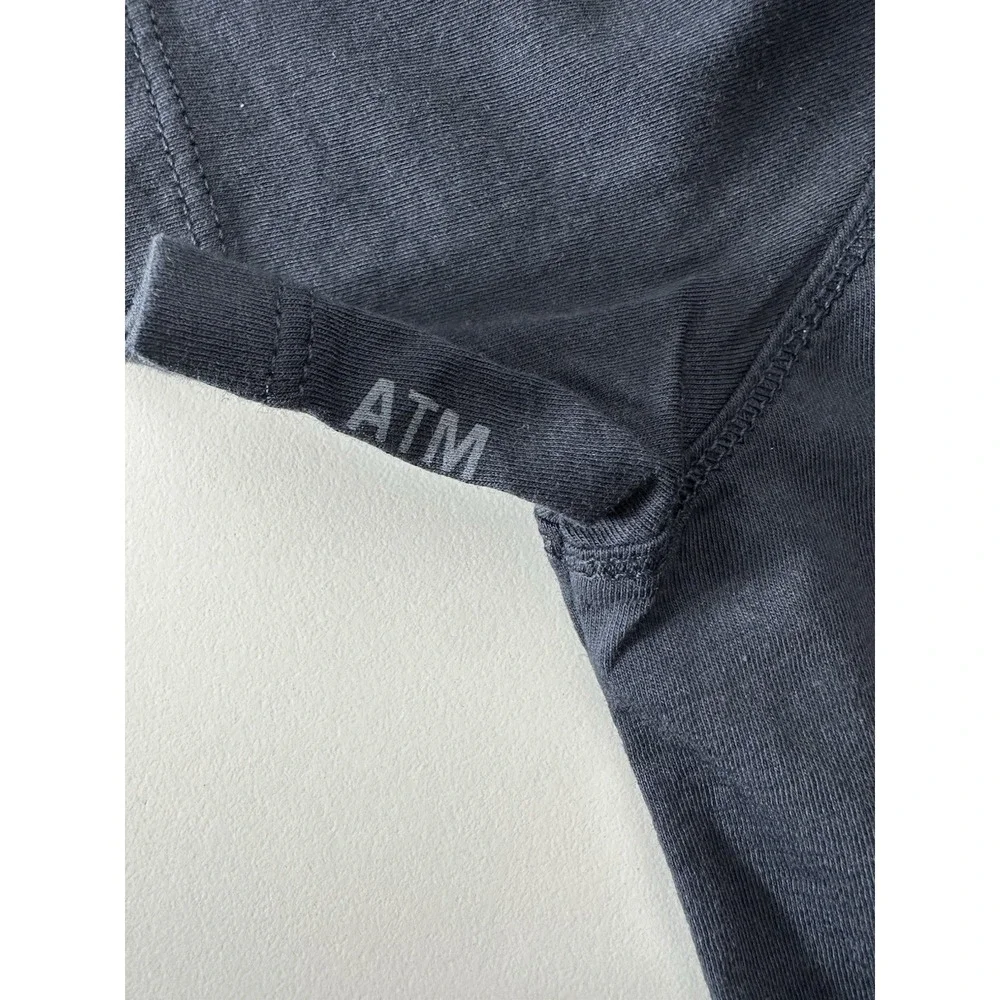 ATM Anthony Thomas Melillo POLO SHIRT Mens‎ small Navy Classic Short Sleeve NWOT